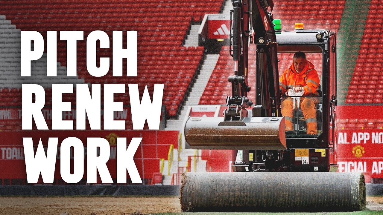 Old Trafford Pitch Upgrades 👀🏟️