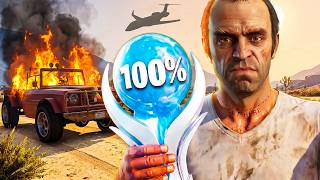 FAZER 100% DO GTA V ME FEZ CHORAR (SOU FRACO) - O FILME