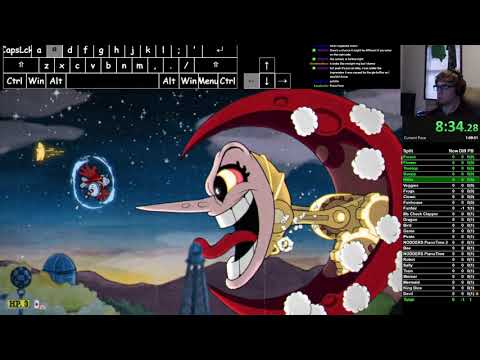 The Cuphead God Run: No Damage 200% All Highest Grades and Minibosses (Peashooter no Charms/Supers*)