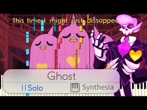 Ghost - Mystery Skulls - |ANIMATED SOLO PIANO COVER W/LYRICS| -- Synthesia HD