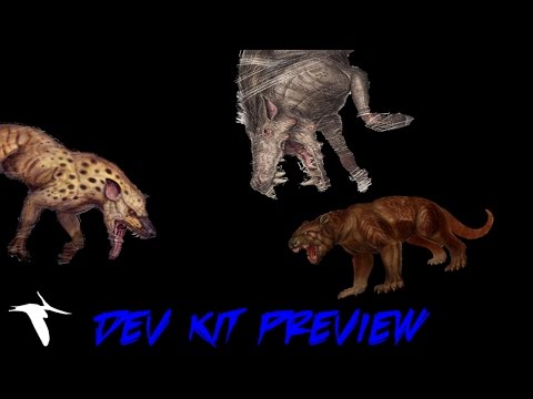ARK Dev Kit: Daeodon, Hyaenodon, Lamprey, Hive Creature, Hive Swarm, and Thylacoleo!