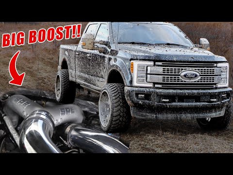 TESTING the New 6.7 Powerstroke Intercooler Piping?? - GOING FULL BOOST