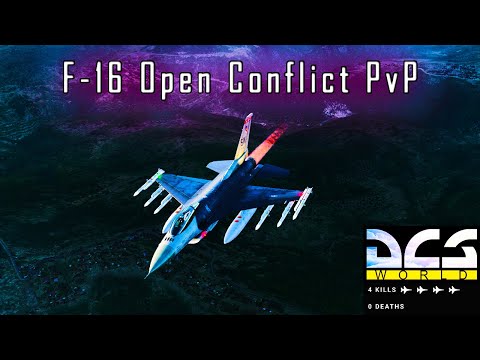 DCS F-16 Viper | a day in the life | PvP Open Conflict | Growling Sidewinder Server | #dcs #dcsworld