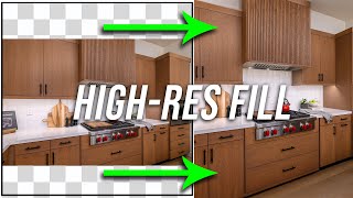 High Resolution AI Fill for any size image