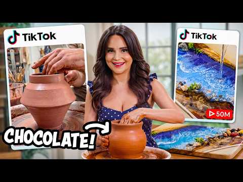 Can I Recreate Viral TikTok Art Trends... But With Food?!