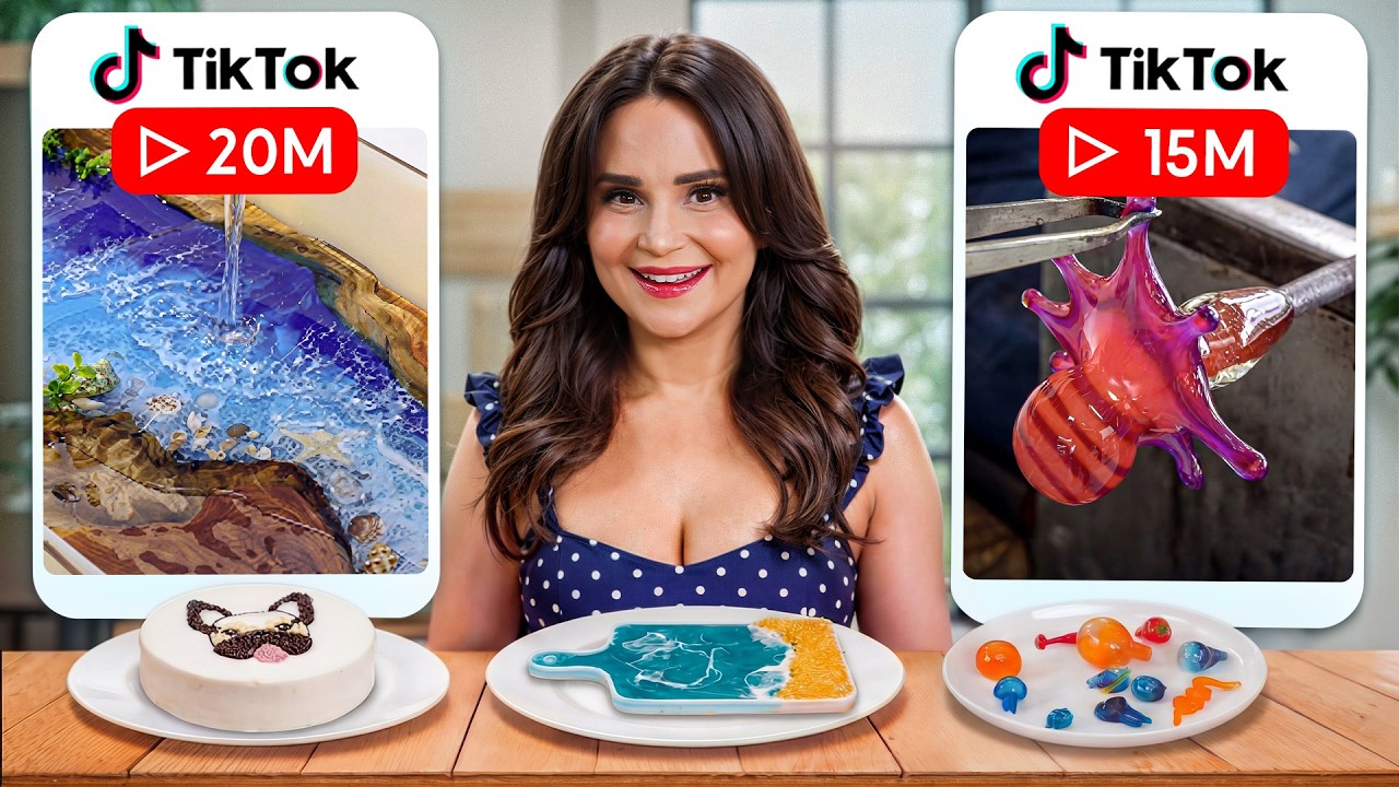 I Tested 10 TikTok Viral Art Hacks Using Only FOOD!