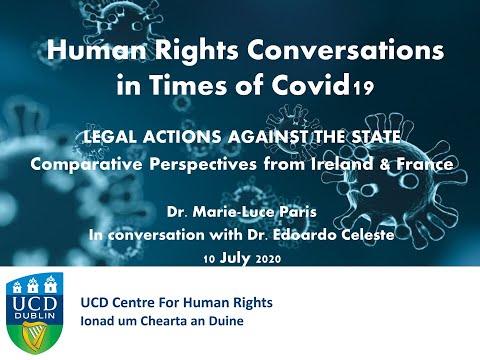 Legal Actions Vs State, Ireland and France - HRts Conversations in Times of Covid 19