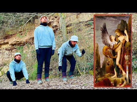 Edipo y la Esfinge - Mitología Griega