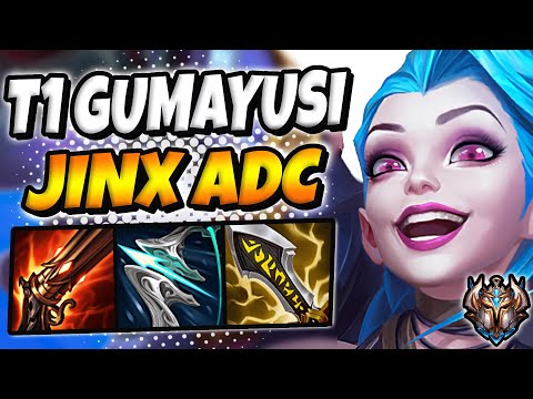 T1 Gumayusi Jinx vs Ezreal ADC [ Pentakill ] Patch 12.5 Korea Challenger ✅