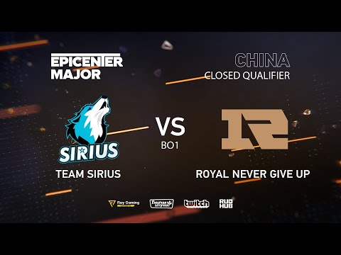 Team Sirius vs RNG, EPICENTER Major 2019 CN Closed Quals , bo1 [JAM]