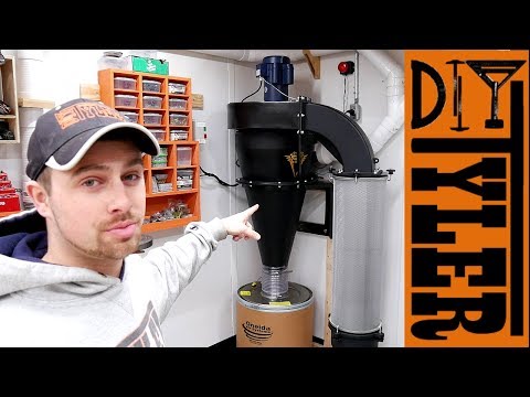 Shop Dust Collector UPGRADE! | Oneida V-System 3000 Dust Collectorvideo thumb