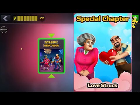 Scary Teacher 3D Love Struck Chapter. Scrappy New Year : Miss T Wants Her New Year Party To Be A Hit