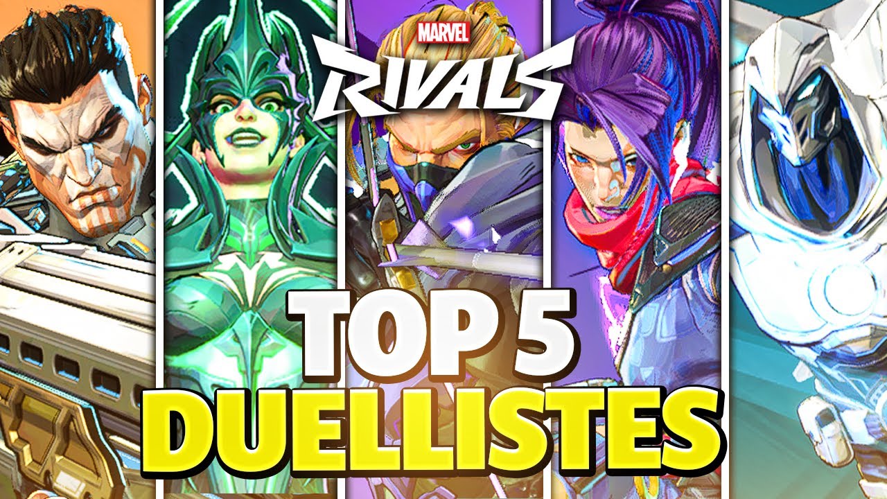 TOP 5 des MEILLEURS DUELLISTES pour CARRY sur Marvel Rivals !