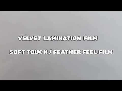 Thermal Velvet Lamination Films