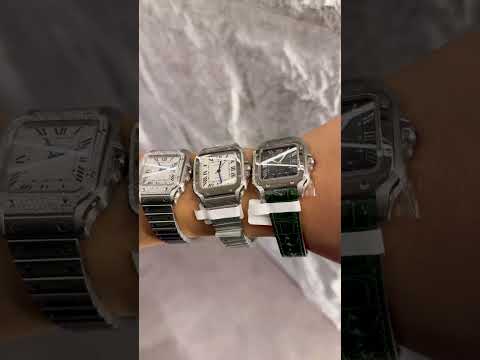 Cartier Santos De Cartier Medium size on my 17cm hand wrist #jlspecialstore