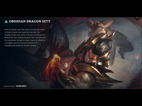 OBSIDIAN DRAGON SETT SKIN SPOTLIGHT-10-21-2024