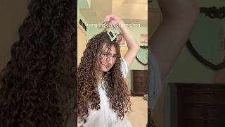 Curly hair method for volume #curlyhair #curls #shorts #fyp