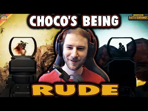 chocoTaco is Being a Little Rude - PUBG Solos Gameplay | choco's Origins
