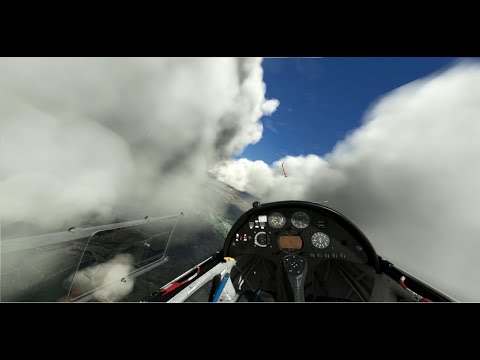 Playing In The Clouds With The LS8 Glider On Flight Simulator ☁☁  - 4K