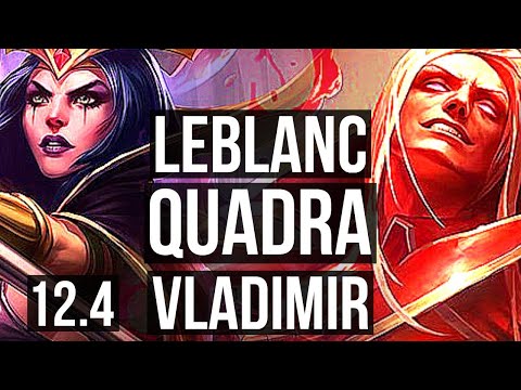 LEBLANC vs VLADIMIR (MID) | 13/1/7, Quadra, 2.1M mastery, Legendary | TR Grandmaster | 12.4