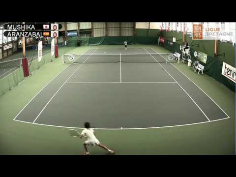 MUSHIKA (JPN) vs ARANZABAL (ESP) - Open Super 12 Auray Tennis - Court 1