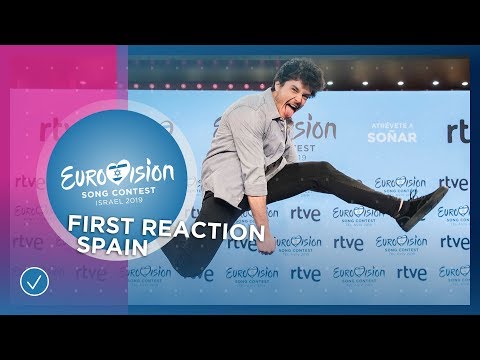First reaction of Miki from Spain 🇪🇸 - Eurovision Song Contest 2019