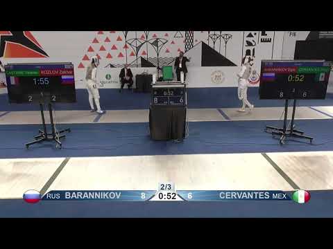 Cairo Worlds 2021 JMF - L16 - Barannikov RUS v Cervantes MEX