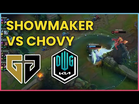 DK ShowMaker vs GEN Chovy