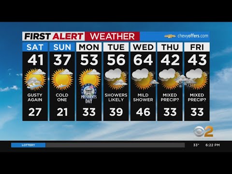 First Alert Forecast: CBS2 2/18 Evening Weather at 6PM