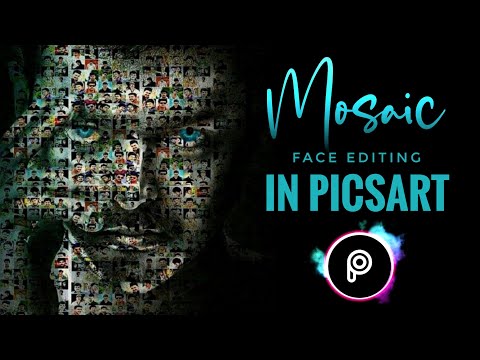 Face Mosaic Effect | PicsArt step by step Editing Tutorial | Learn How to make Collage in Picsart 🤩