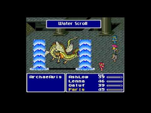Final Fantasy V Low Level Challenge - Archeoaevis