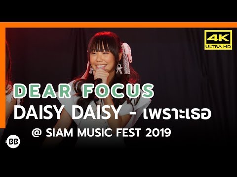 191215 Daisy Daisy - เพราะเธอ (Dear) @ Coke Siam Music Fest 2019 [Fancam 4k60p]