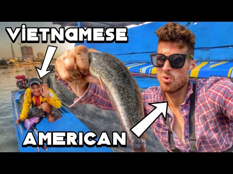 Vietnamese teaches American special fishing techniques! (With Miền Tây Thu Nhỏ)