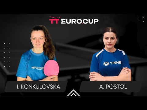 13:15 Iryna Konkulovska - Anastasiia Postol 29.05.2024 TT Euro.Cup Women Ukraine Master. TABLE 4