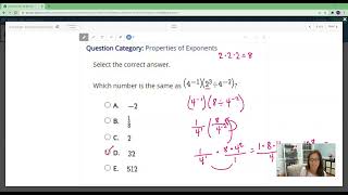 Edmentum Math 8th Grade - Unit 1 Test Review