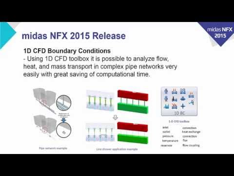 1D CFD Boundary Conditions - midas NFX 2015 explained
