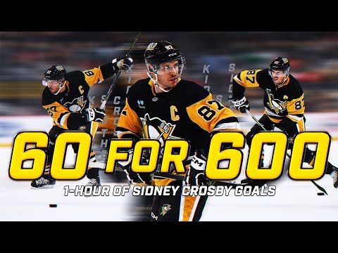 60 for 600 | 1 Hour of the Best Sidney Crosby Goals 6️⃣0️⃣0️⃣🚨
