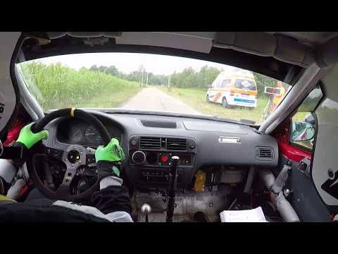 Rajdowy Puchar Śląska 2019 - Gorzyce-Godów - OS10 DARMA - Jaroszewski / Rydz - Honda Civic