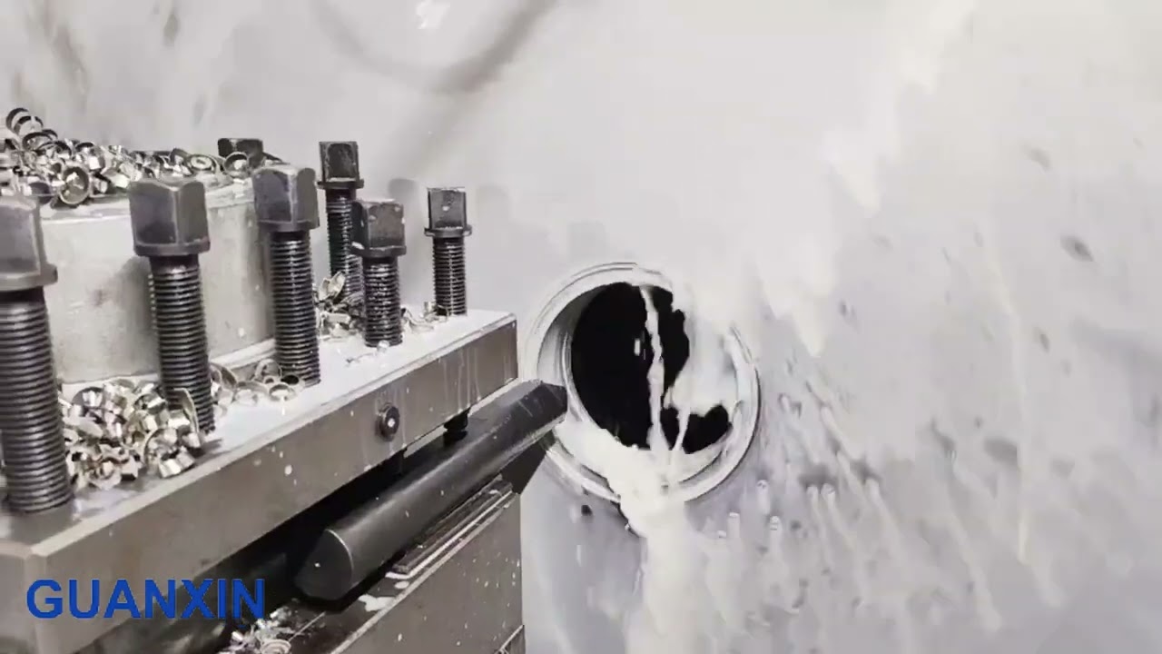 CNC machining of blind flanges