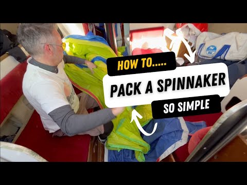 How to pack a spinnaker. Simple and easy