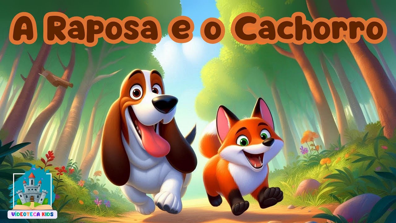 A RAPOSA E O CACHORRO - História Infantil | #livrosinfantis #historinhasparadormir #historiainfantil
