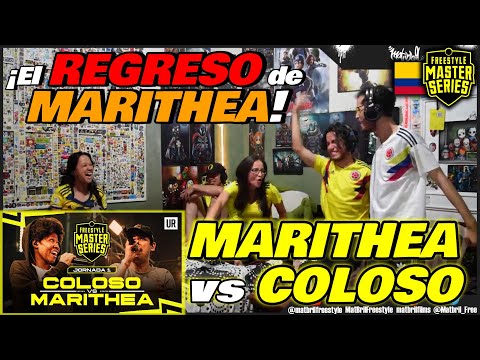 🔴COLOMBIANOS REACCIONAN a MARITHEA vs COLOSO - ¡El REGRESO de la MARI! [FMS COLOMBIA JORNADA 1 2023]