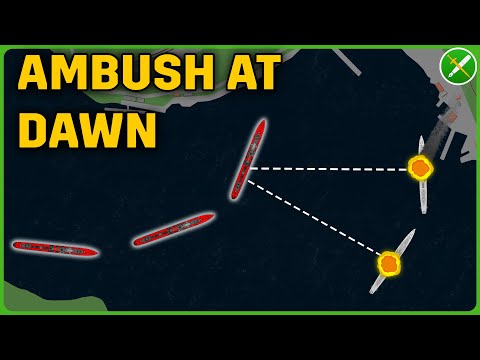 Allied Destroyer Ambush  - First Battle of Narvik Animated