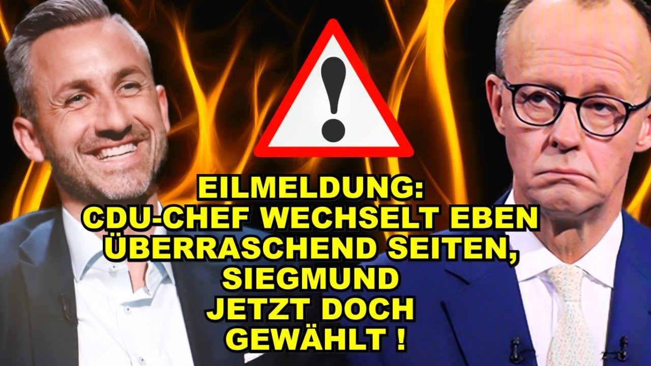 EIL: Siegmund GEWÄHLT, CDU-Chef meutert!