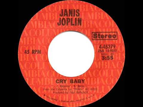 1971 HITS ARCHIVE: Cry Baby - Janis Joplin (stereo 45)