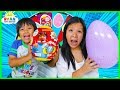 3 Color Egg Surprise Toys Mystery Wheel Challenge
