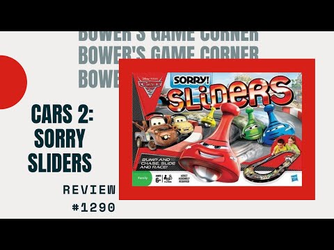 Bower's Game Corner #1290: Disney Pixar Cars 2 Sorry Sliders: World Grand Prix Race Edition Review