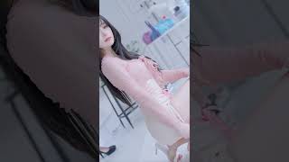 Gái xinh mặc bikini đồ lót màu trắng vậy đẹp chưa p183 #beautiful #koreangirl #cute