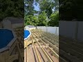 Framing for a new Pool Deck!! #decks  #construction  #backyard  #composite