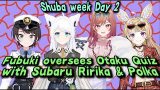 Otaku Quiz with Subaru Ririka & Polka from Fubuki EN SUBS